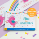 Personalized Unicorn Board Book