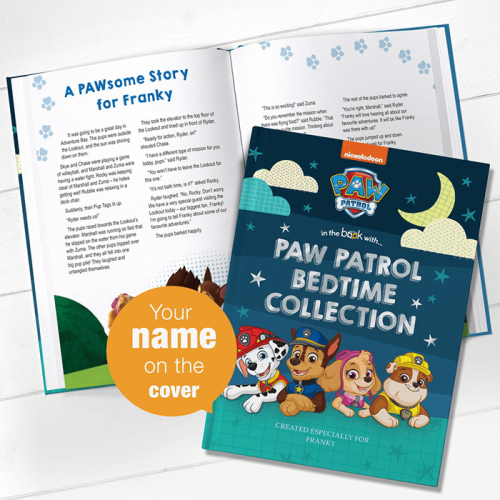 Paw Patrol Bedtime Stories Collection Personalized Book