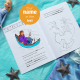 Personalized Frozen 2 coloring book for kids