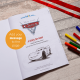 Personalized Disney's Pixar Cars 3 Coloring Book