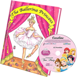 Princess Personalized Children's Book and Kid's Music CD - CAB