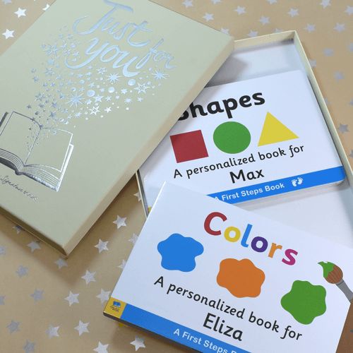 Shapes & Colors Personalized Board Books for Toddlers