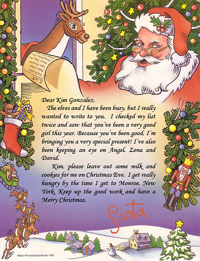 My Very Merry Christmas Personalized Story Book
